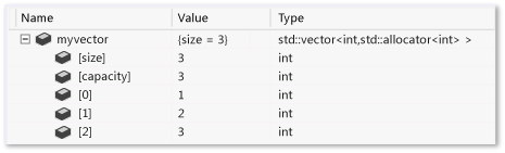 std::vector using ArrayItems expansion std::vector using ArrayItems expansion