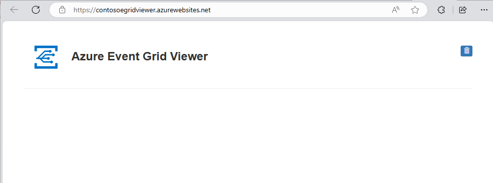 Screenshot that shows the selection of link to navigate to web app.