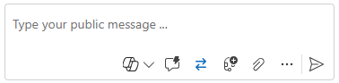 Use the transfer option to transfer a conversation.
