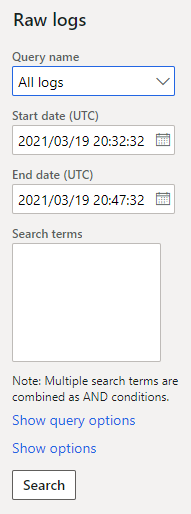 Screenshot of the Activity tab.