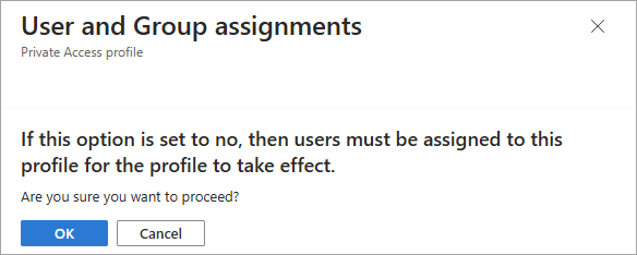 Screenshot that shows the confirmation message.