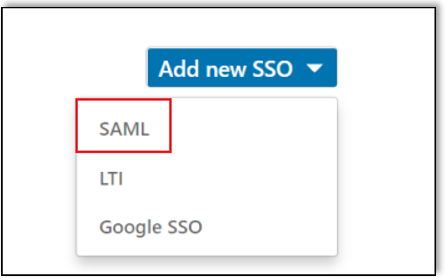 SAML Authentication SAML Authentication
