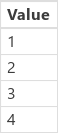 Inline table.