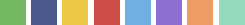 Screenshot of the color sequence for the City park theme.