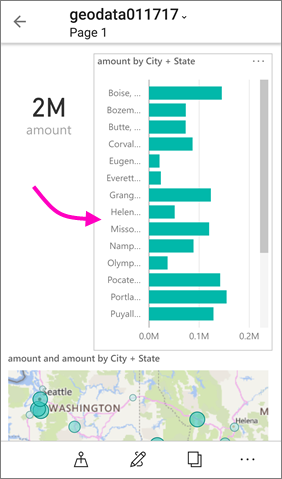 Screenshot of still expanded to lower level.