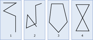 Examples of geometry LineString instances Examples of geometry LineString instances