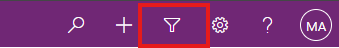 Screenshot of the Advanced Find button.