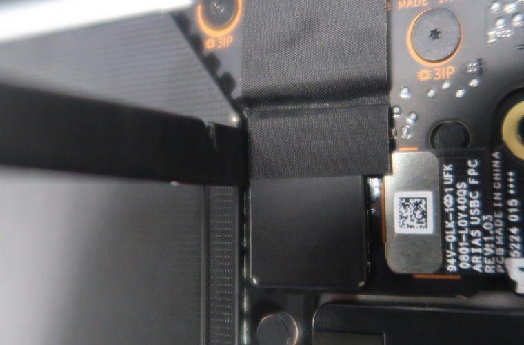 A close up of a black device.