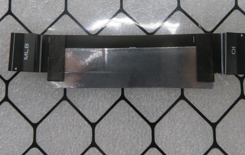 Second Screenshot that shows applying new aluminum foil and foams to the USB-A and Audio Jack FPC.