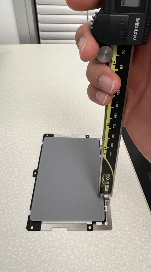 Screenshot that shows a measuring appliance.