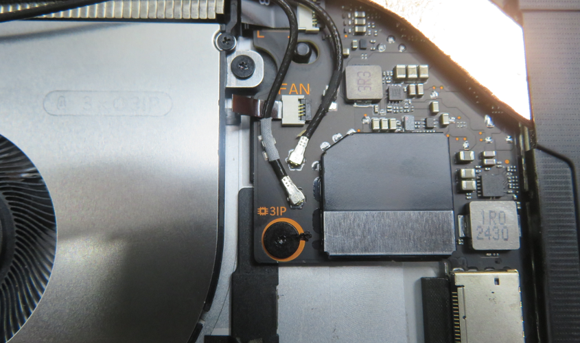 Screenshot of antenna cables to be connected to the PCBA.