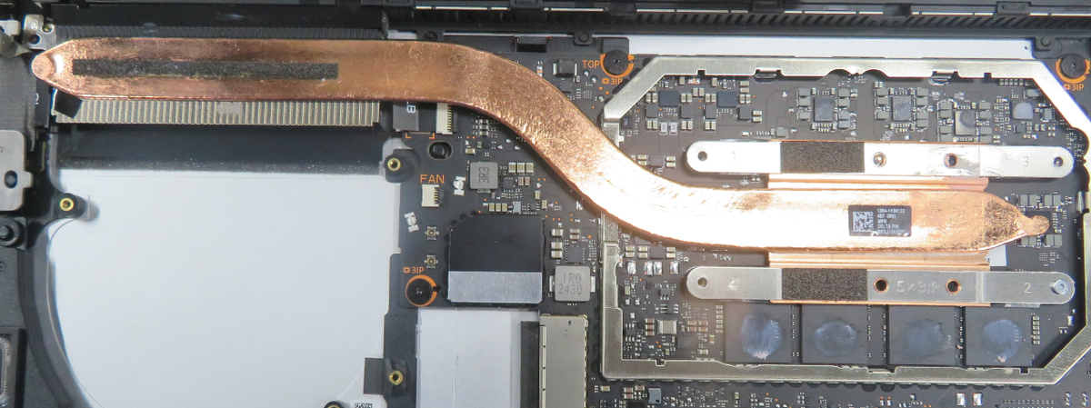 Screenshot of installed thermal module onto PCBA.