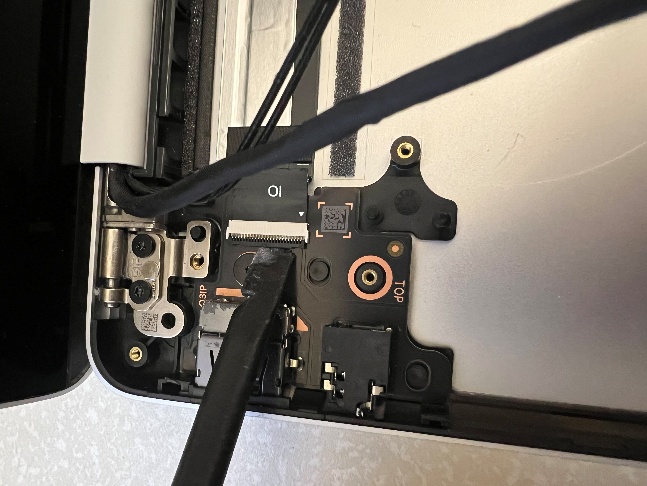 Screenshot that shows the USB-A and Audio Jack FPC.