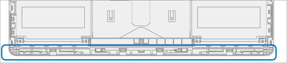 Screenshot that shows an illustration of the D-Bucket component for inspection.