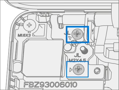 Screenshot that shows installing the outer hinge screws on each hinge.