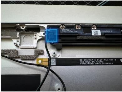 A close-up of a speaker Description automatically generated