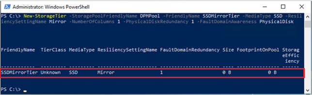 Screenshot of Resiliency Type Mirror.