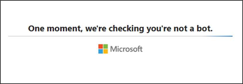 Screenshot che mostra la pagina della richiesta di test JavaScript.