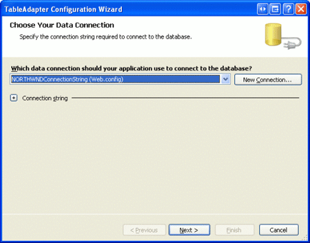 同じ Northwind データベースに接続する