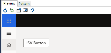 新しいフォームにボタンを追加するスクリーンショット。