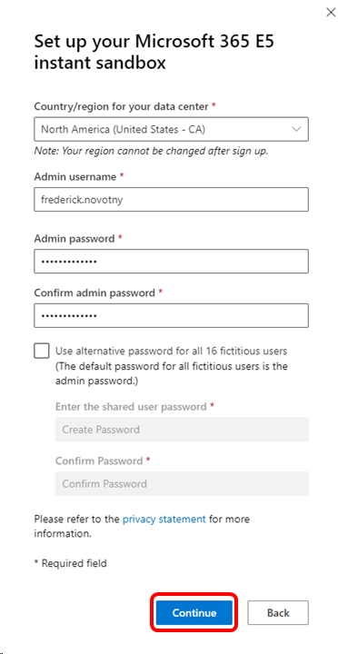 Microsoft 365 Developer サンドボックスセットアップ