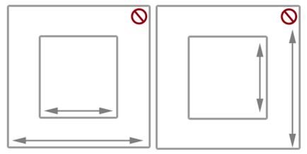 コンテナーと同じ方向にスクロールする埋め込みのパン可能領域を示す、画像。