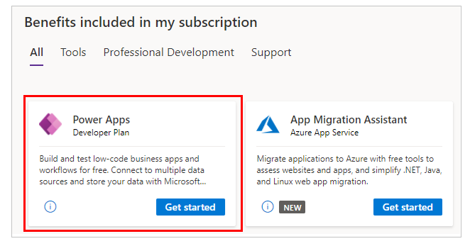 Power Apps Developer Plan no Visual Studio Power Apps Developer Plan em Visual Studio.