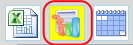 PowerPivot 库中的“创建报表”按钮