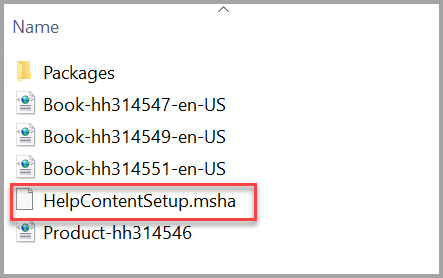 SQL Server 2012 帮助内容设置文件