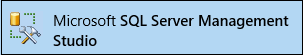 Windows 搜索结果中 SQL Server Management Studio 应用程序图标的截图。