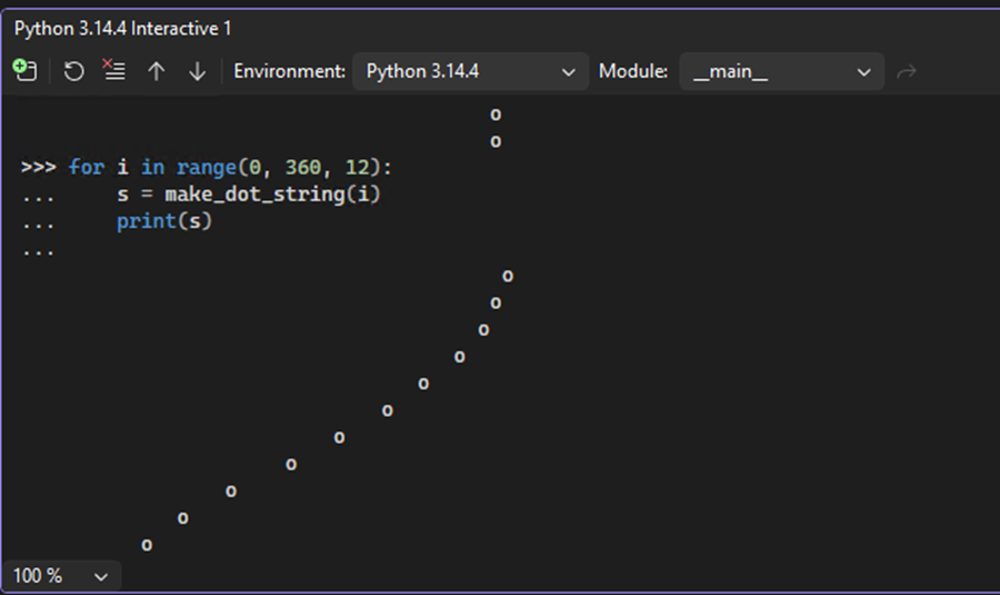 显示如何在 Visual Studio 的交互式窗口中编辑上一条语句的屏幕截图。