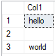 查詢結果，使用 <span class=